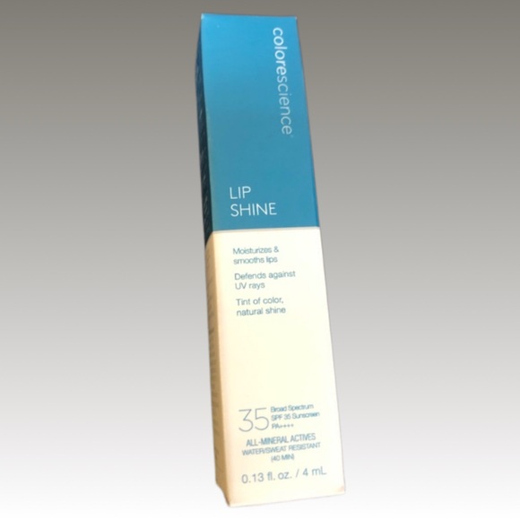 NWT Colorescience Sunforgettable Lip Shine SPF 35, Coral - 0.13 Tube - Picture 2 of 3